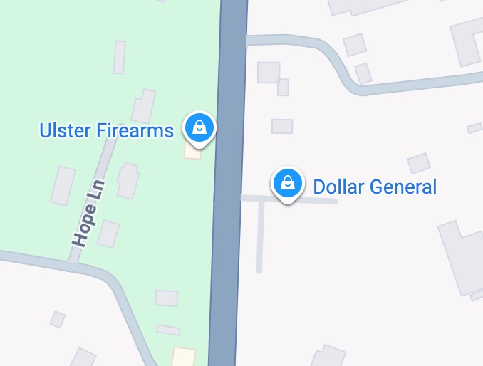 Screenshot of Consorti accident site on Google Maps